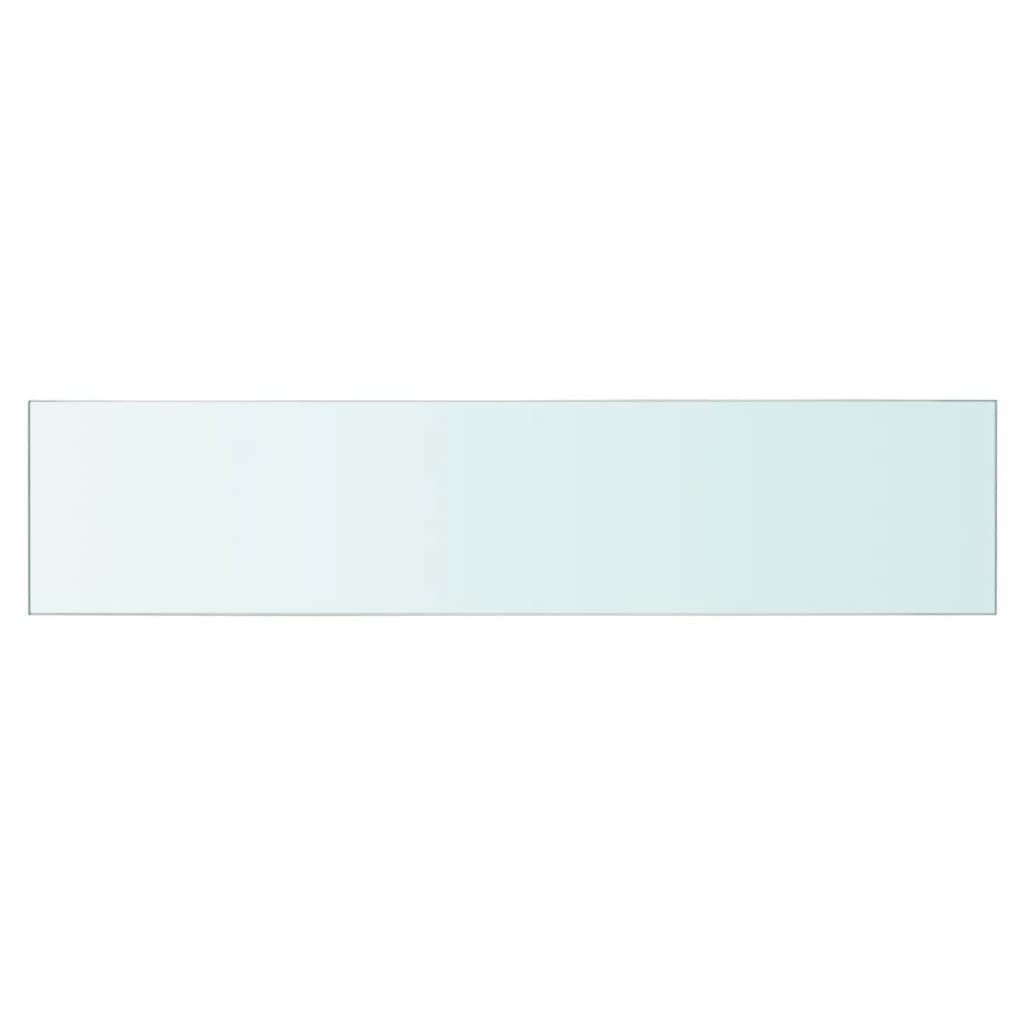 vidaXL Скляна панель для полиці Прозорий 60х12 см