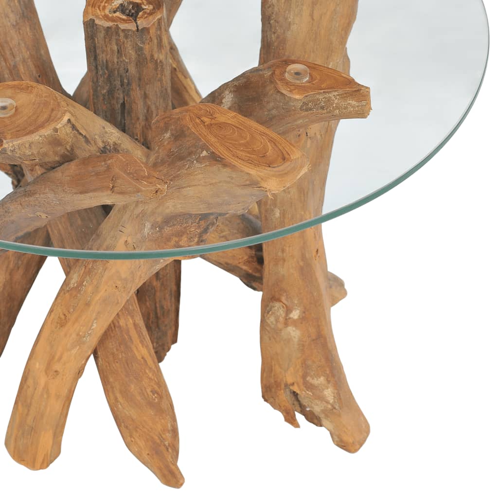 vidaXL Журнальний столик 60 см Масив тикового дерева