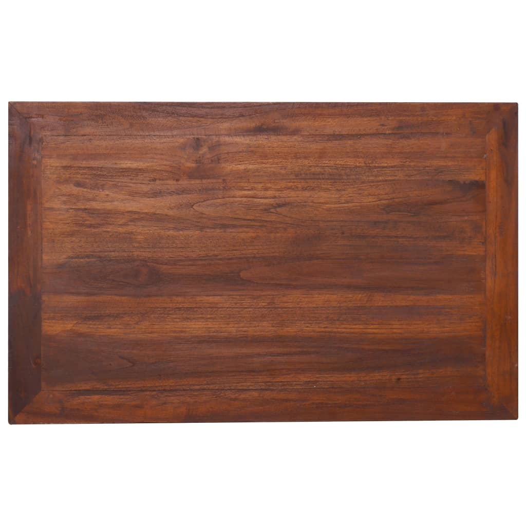 vidaXL Журнальний столик 80x50x40 см Масив тикового дерева