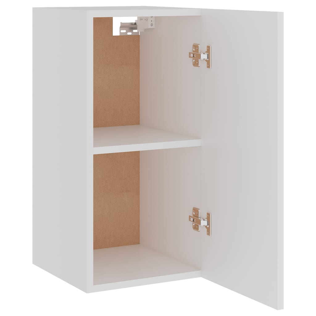 801244 vidaXL Hanging Cabinet White 29,5x31x60 cm Chipboard