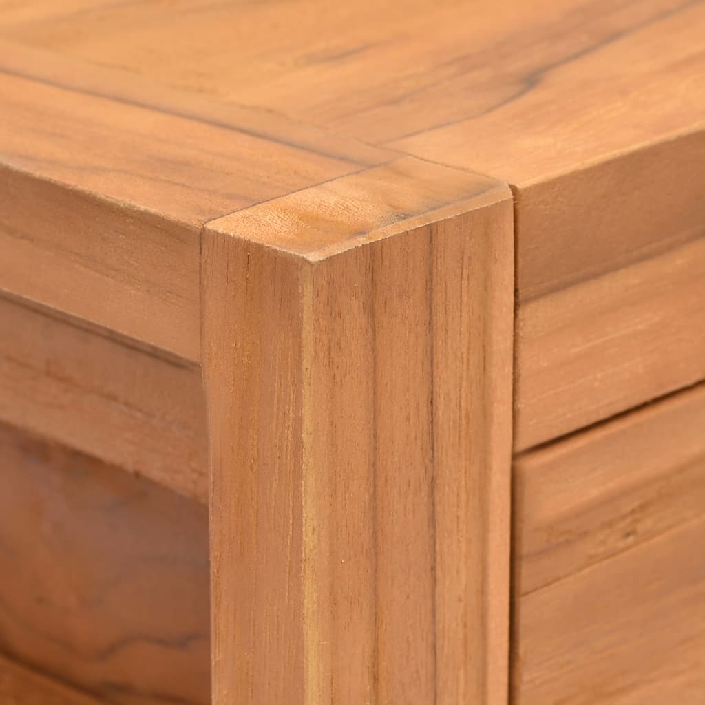 vidaXL Письмовий стіл 2 шухляди 100x40x75см Відновлена тикова деревина