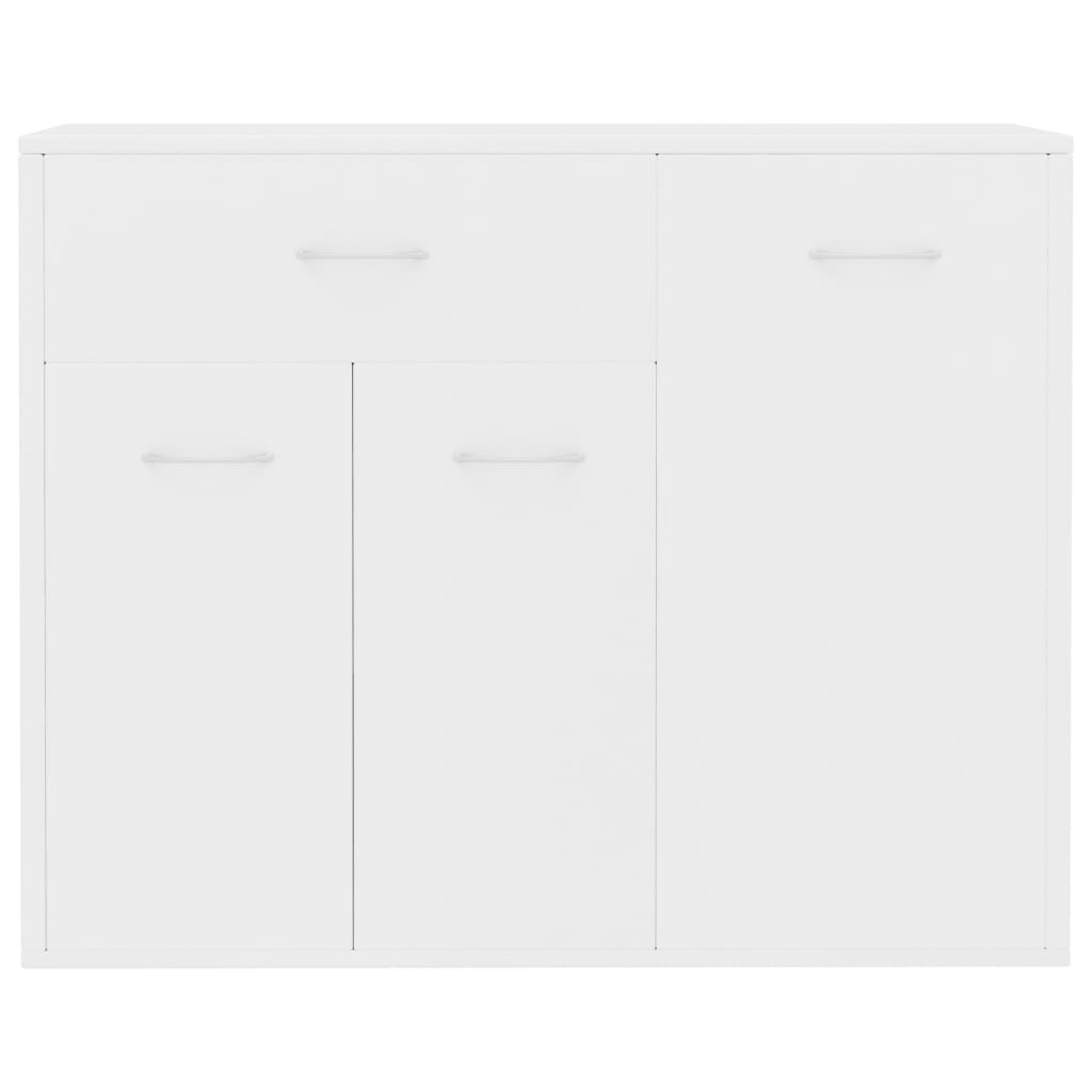 800675 vidaXL Sideboard White 88x30x70 cm Chipboard