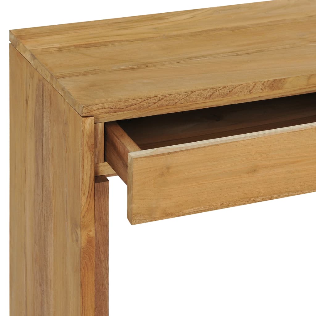 vidaXL Консольний стіл 100x35x75 см Масив тикового дерева