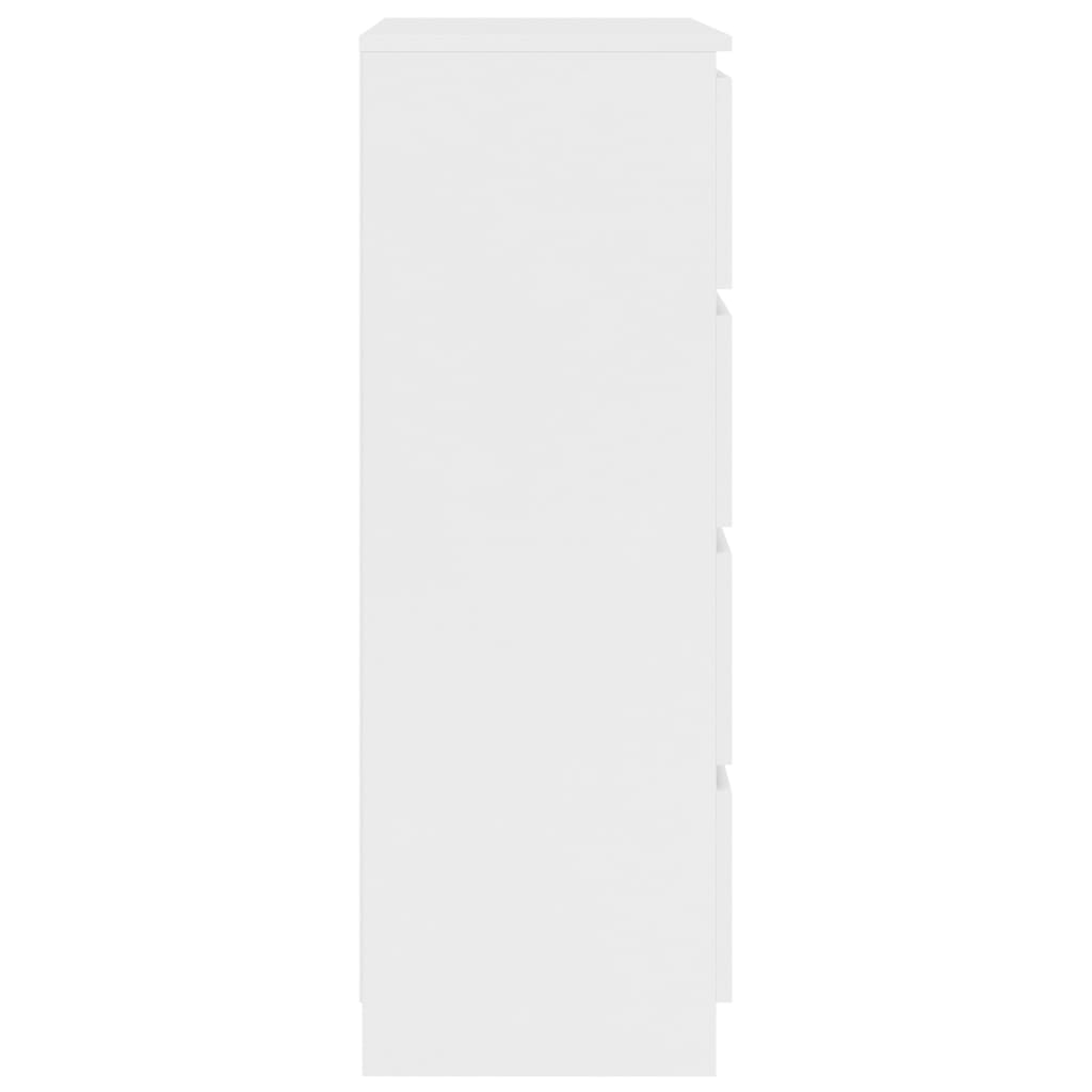 vidaXL Сервант Білий 60x35x98,5 см Деревні пластики