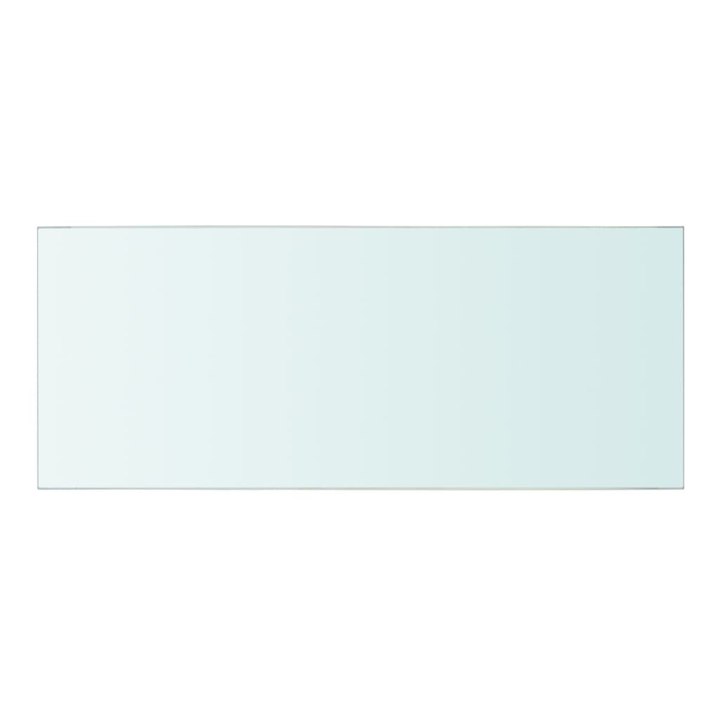 vidaXL Скляна панель для полиці Прозорий 50х20 см