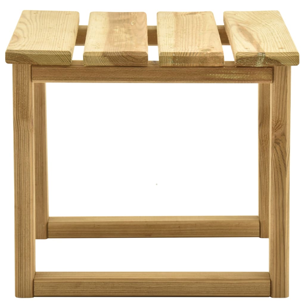 vidaXL Садовий шезлонг зі столиком Просочена соснова деревина