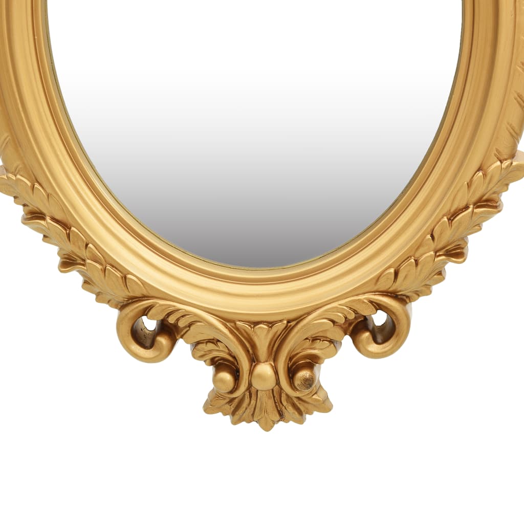 vidaXL Декоративне настінне дзеркало Золотистий 56x76 см