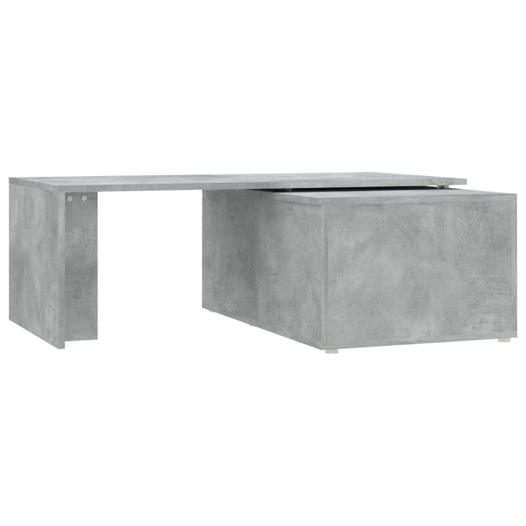 vidaXL Журнальний столик Сірий бетон 150x50x35 см ДСП