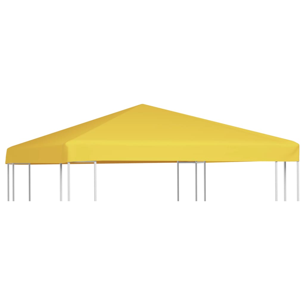 vidaXL Покриття для Альтанки 270 г/м² Жовтий 3x3 м