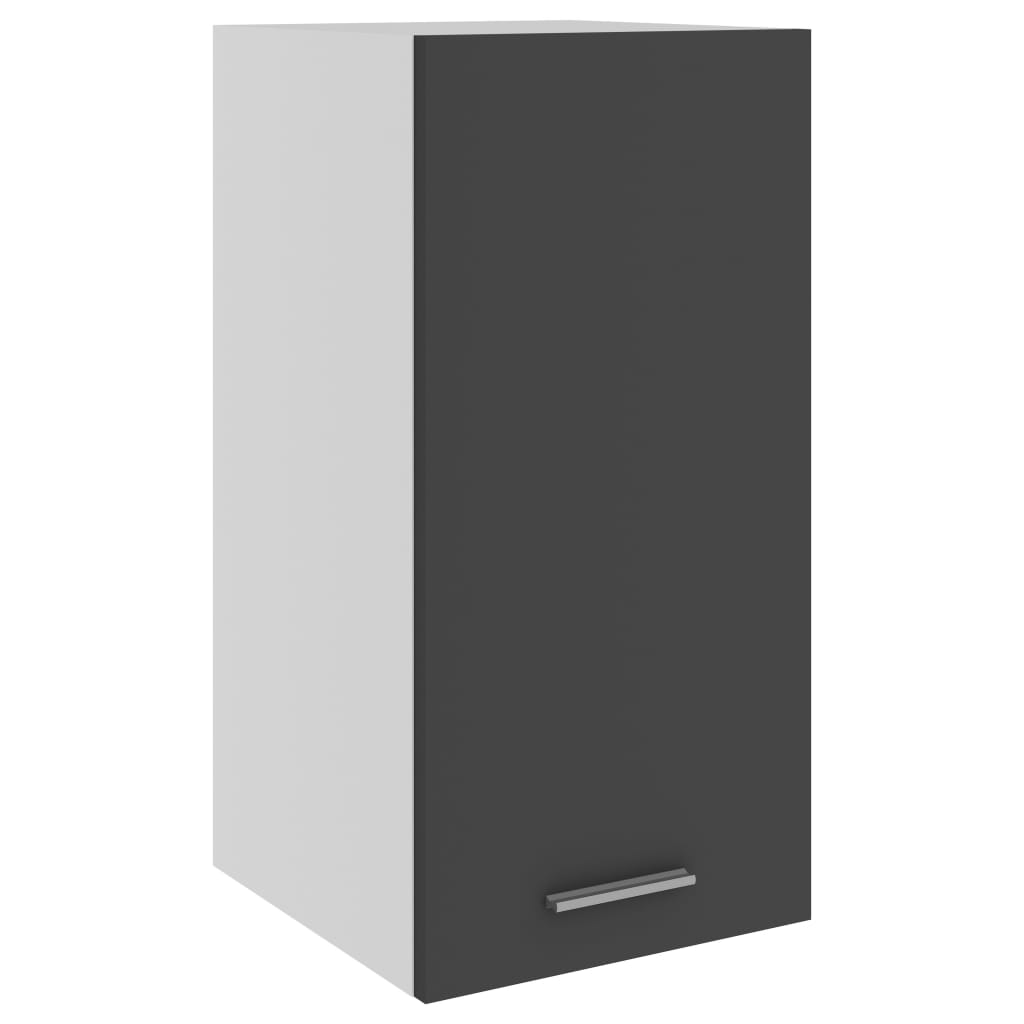 801246 vidaXL Hanging Cabinet Grey 29,5x31x60 cm Chipboard