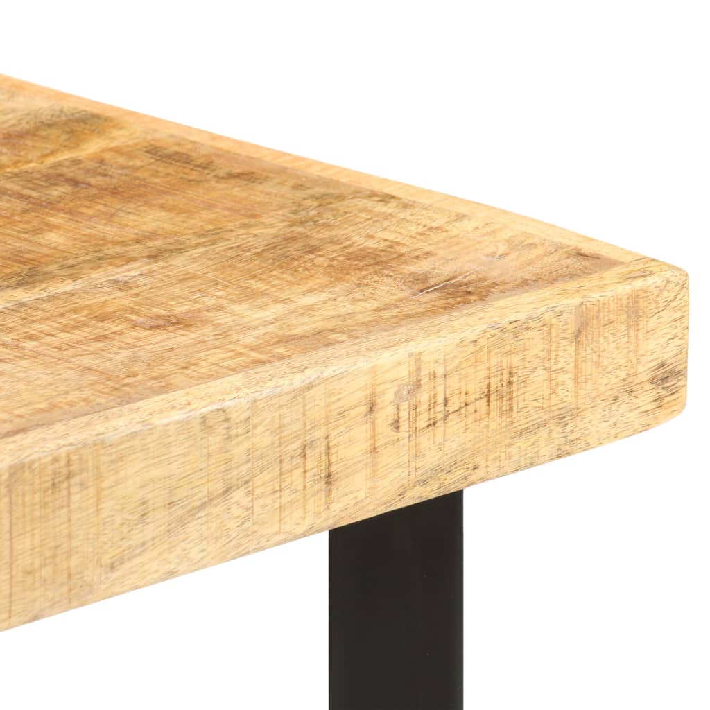 vidaXL Барний столик 60x60x107 см Необроблена мангова деревина