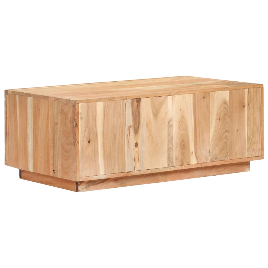 vidaXL Журнальний столик 90x50x35 см Масив відновленої деревини