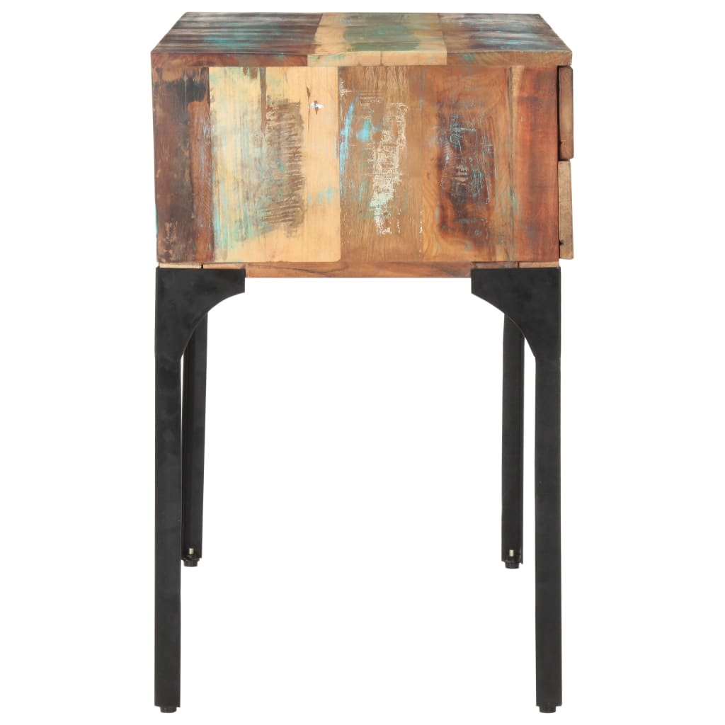 vidaXL Письмовий стіл 118x48x75 см Масив відновленої деревини
