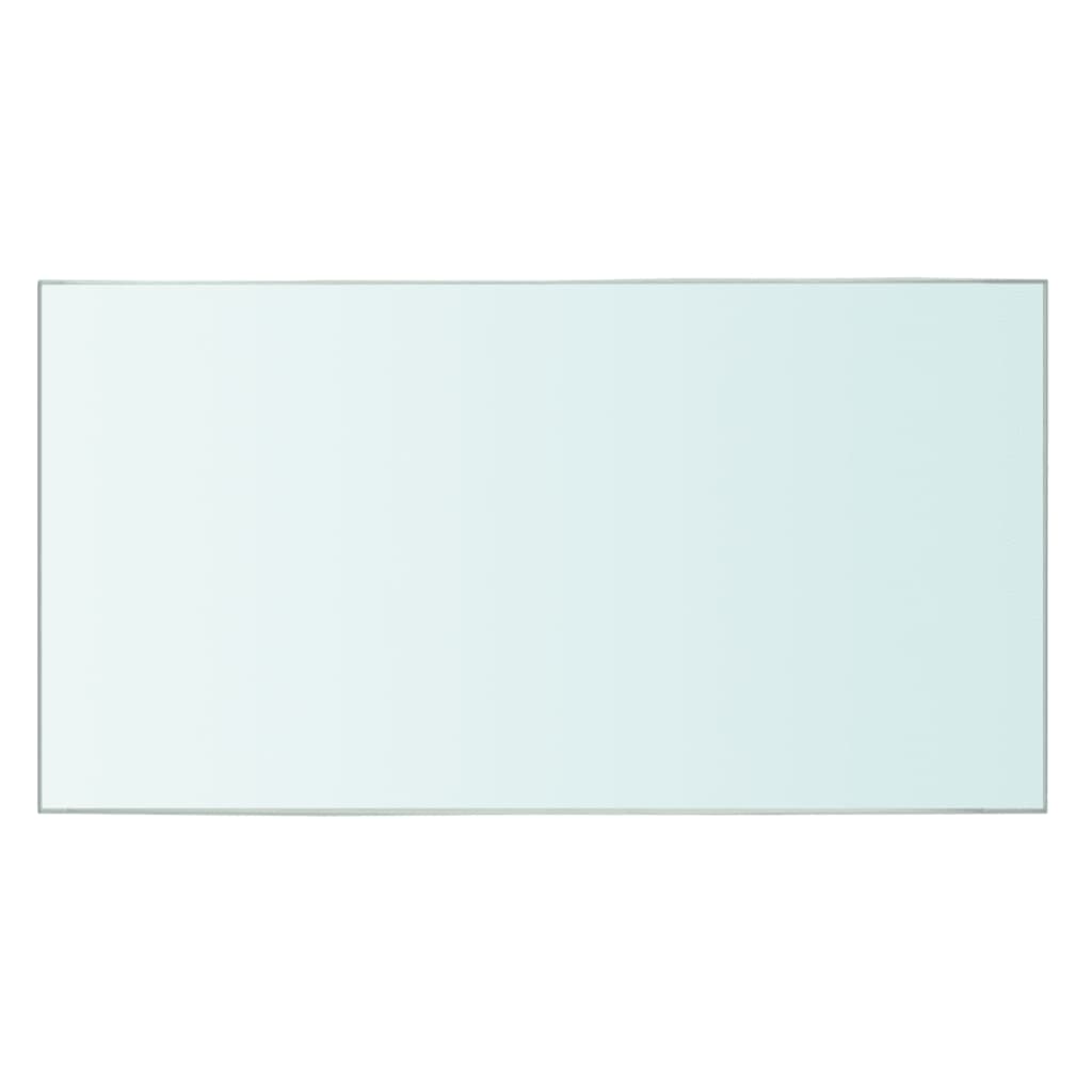 vidaXL Скляна панель для полиці Прозорий 30х12 см