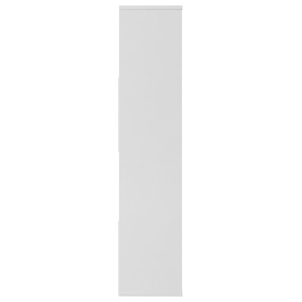 vidaXL Міжкімнатна перегородка/Книжкова шафа Білий 110x24x110 см ДСП