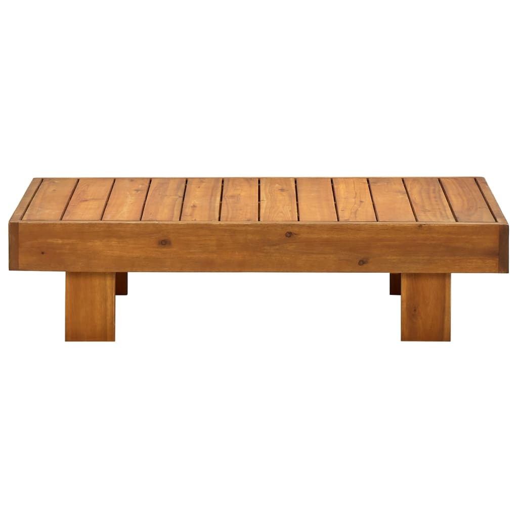 310633 vidaXL Coffee Table 100x60x25 cm Solid Acacia Wood (US only)