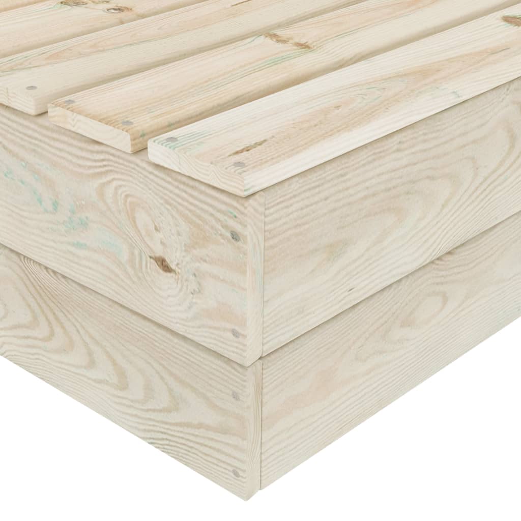 vidaXL Середня секція дивана з піддонів Просочена хвойна деревина