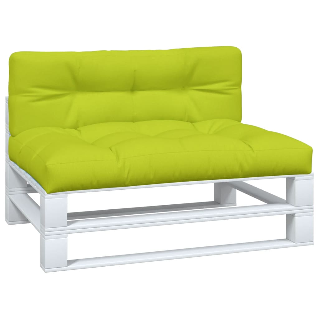 vidaXL Подушки для дивана з піддонів 2 шт Яскраво-зелений